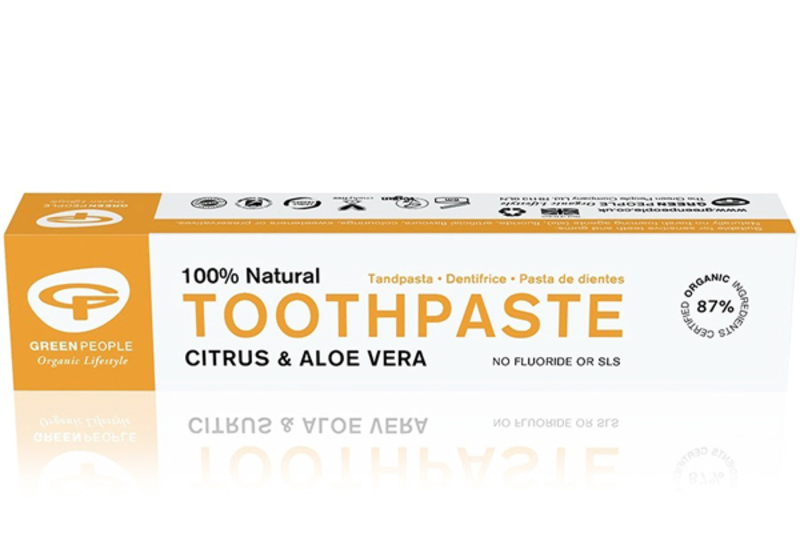 Citrus & Aloe Vera Fluoride-Free Toothpaste, Organic  50ml (Green People)