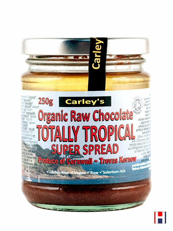 Carleys Organic Raw Chocolate Tropical Nut Spread 250g | Healthy Supplies