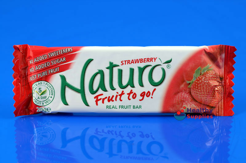 Naturo 100% Natural Strawberry Fruit Bar 20g