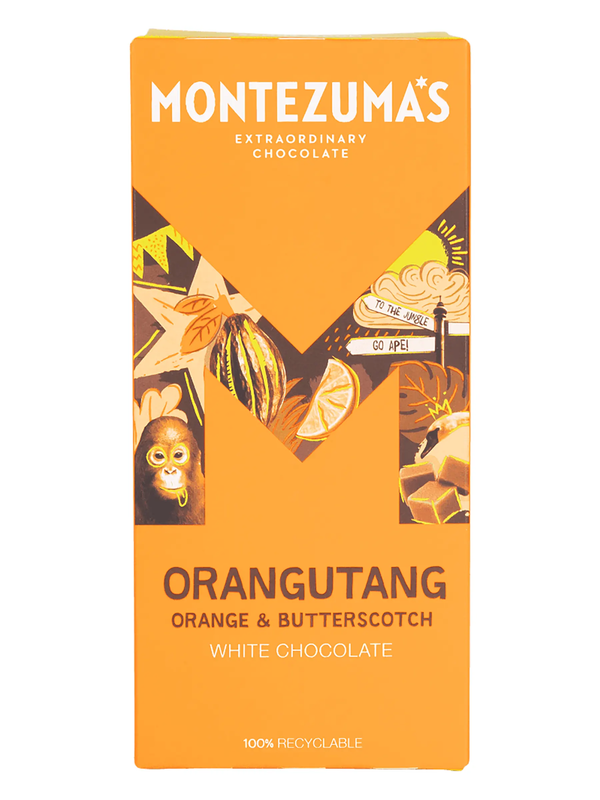 White Chocolate with Orange and Butterscotch 90g (Montezuma's)