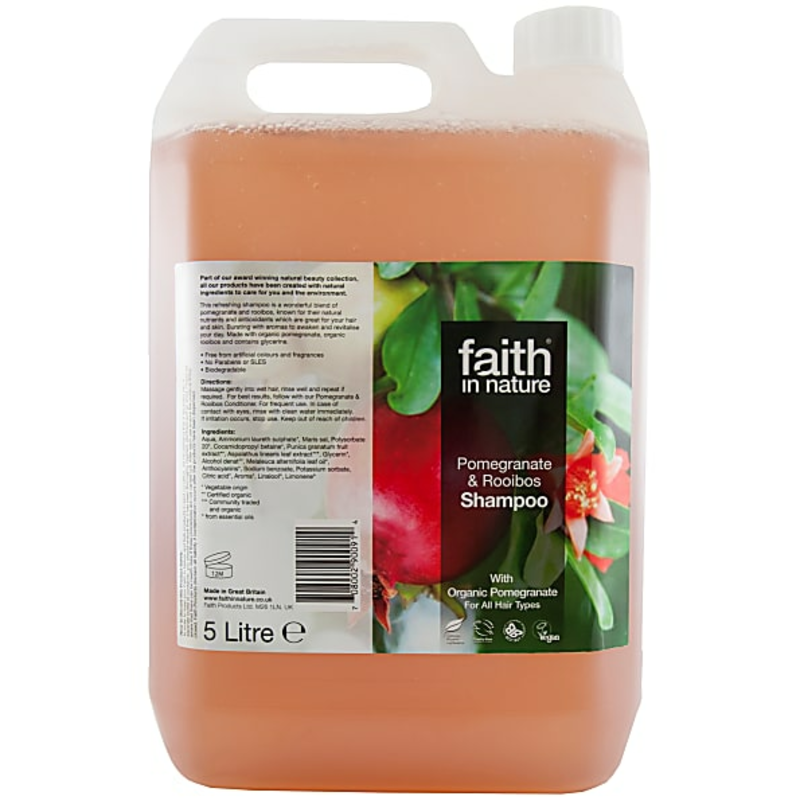 Pomegranate & Rooibos Shampoo 5Ltr (Faith in Nature)