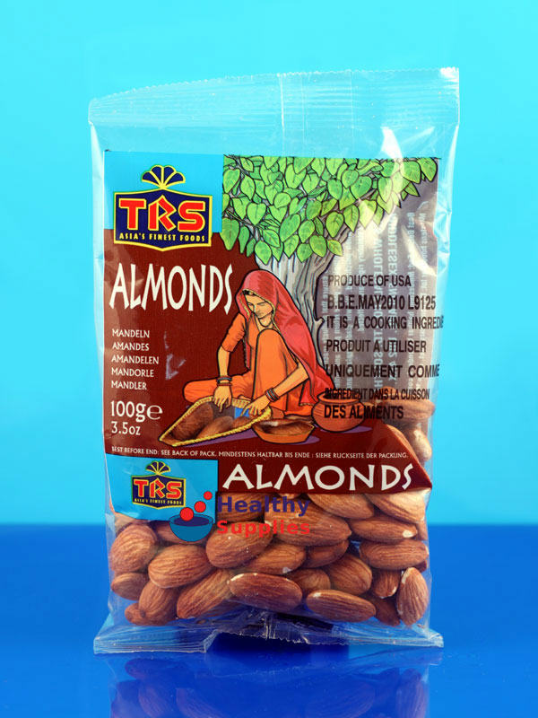 TRS Unblanched Almonds 100g