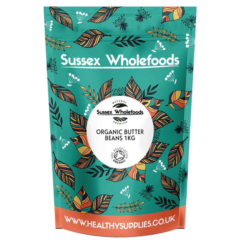 Free Organic Butter Beans 1kg (Sussex Wholefoods)