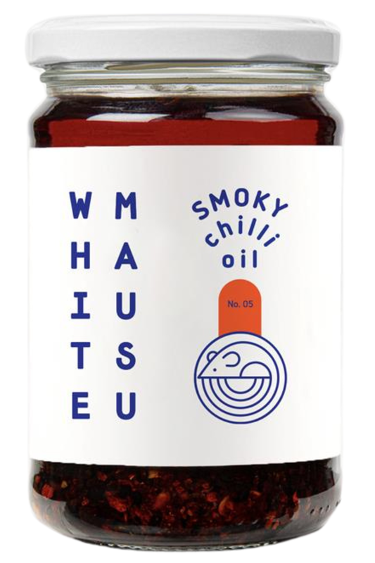 Smoky Chilli Oil 240g (White Mausu)