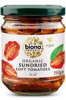 Organic Sundried Soft Tomatoes in Oil 190g (Biona)