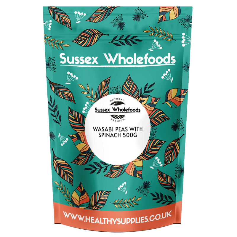 Wasabi Peas with Spinach 500g (Sussex Wholefoods)