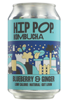 Kombucha Blueberry & Ginger 330ml (Hip Pop)