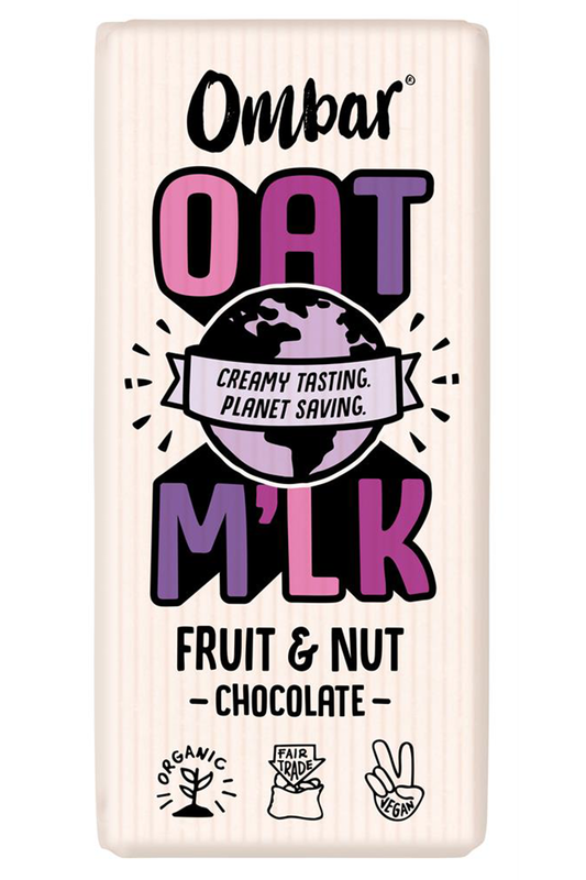 Organic Oat M'lk Fruit & Nut Bar 70g (Ombar)