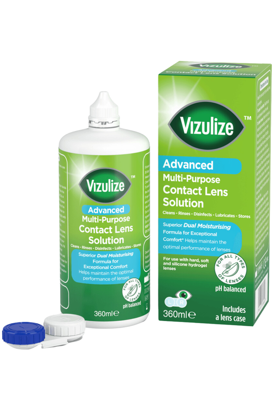 Advanced Multi Purpose Contact Lens Solution 360ml (Vizulize)