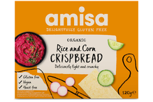 Organic Gluten Free Corn & Rice Crispbread 150g (Amisa)