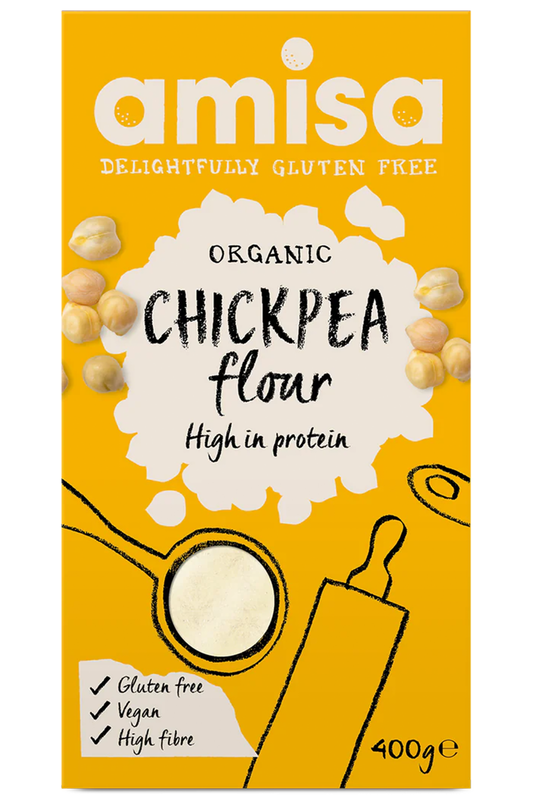 Organic Gluten Free Chickpea Flour 400g (Amisa)