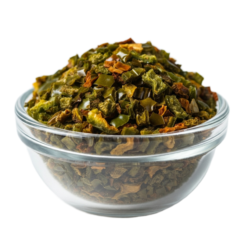 Organic Green Bell Pepper Flakes 250g (Sussex Wholefoods)