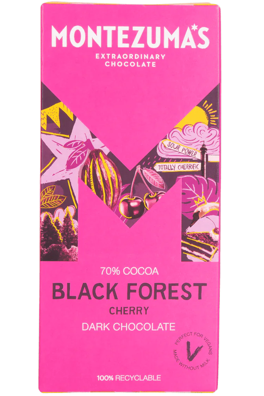 Black Forest Dark Chocolate 90g (Montezuma's)