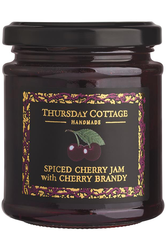 Spiced Cherry Jam with Cherry Brandy 210g (Thursday Cottage)