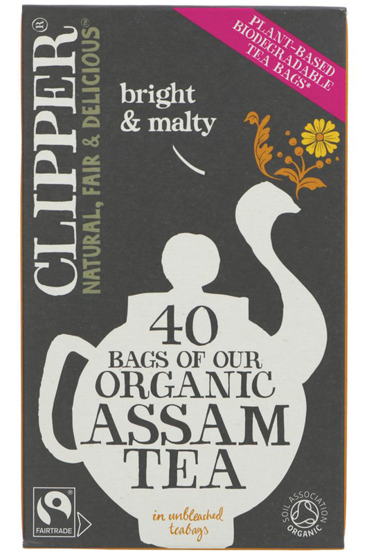 Organic Assam Tea 40 Bags (Clipper)