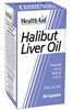 Halibut Liver Oil 90 Capsules (Health Aid)