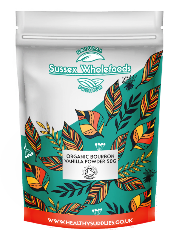 Organic Bourbon Vanilla Powder 50g (Sussex Wholefoods)