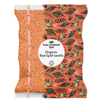 Organic Red Split Lentils 500g (Sussex Wholefoods)