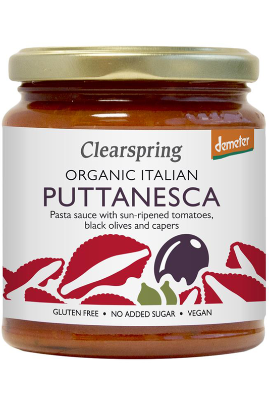 Organic Demeter Italian Puttanesca Pasta Sauce 300g (Clearspring)