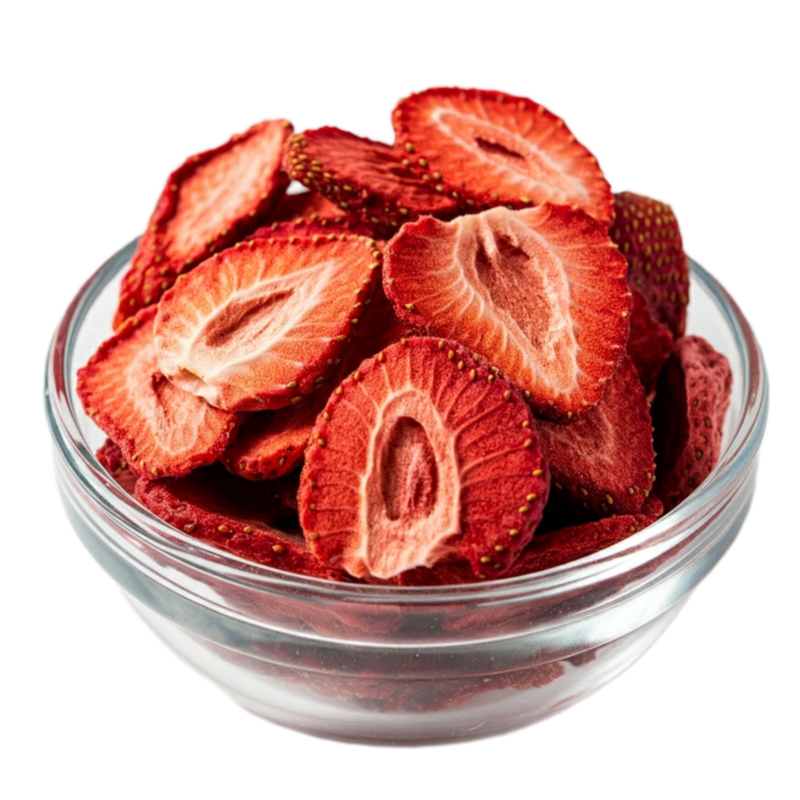 Freeze-Dried Sliced Strawberries 100g (Sussex Wholefoods)