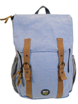 Ramie Leaf and Jute Backpack Blue (Onyx and Green)