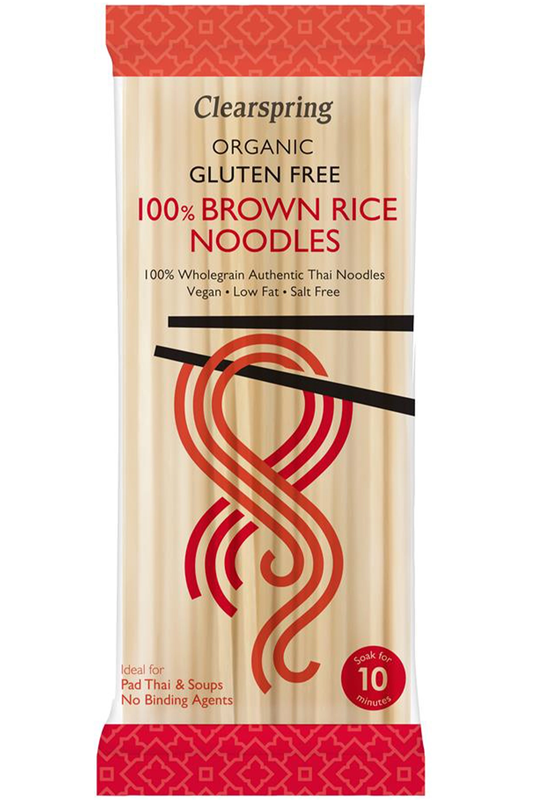 Organic Gluten Free 100% Brown Rice Noodles 200g (Clearspring)