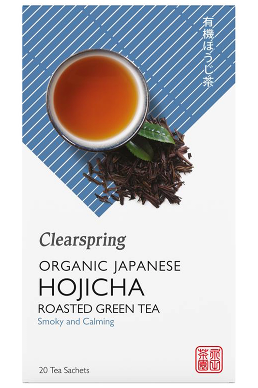 Organic Japanese Hojicha 20 Tea Sachets (Clearspring)