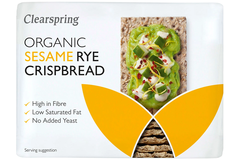 Organic Sesame Rye Crispbread 200g (Clearspring)