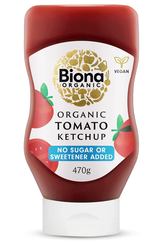 Organic Tomato Ketchup No Added Sugar 470g (Biona)