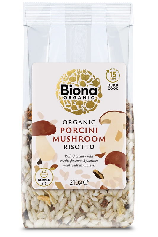 Organic Porcini Mushroom Risotto 210g (Biona)