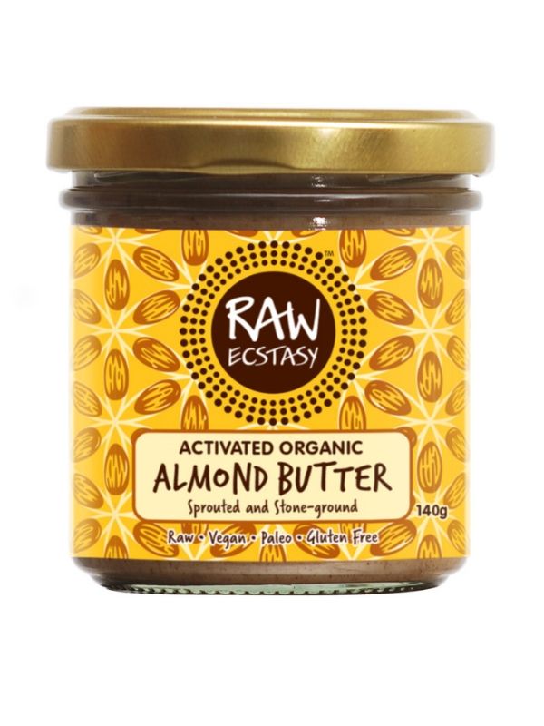 Activated Almond Butter, Stoneground,  140g (Raw Ecstasy)