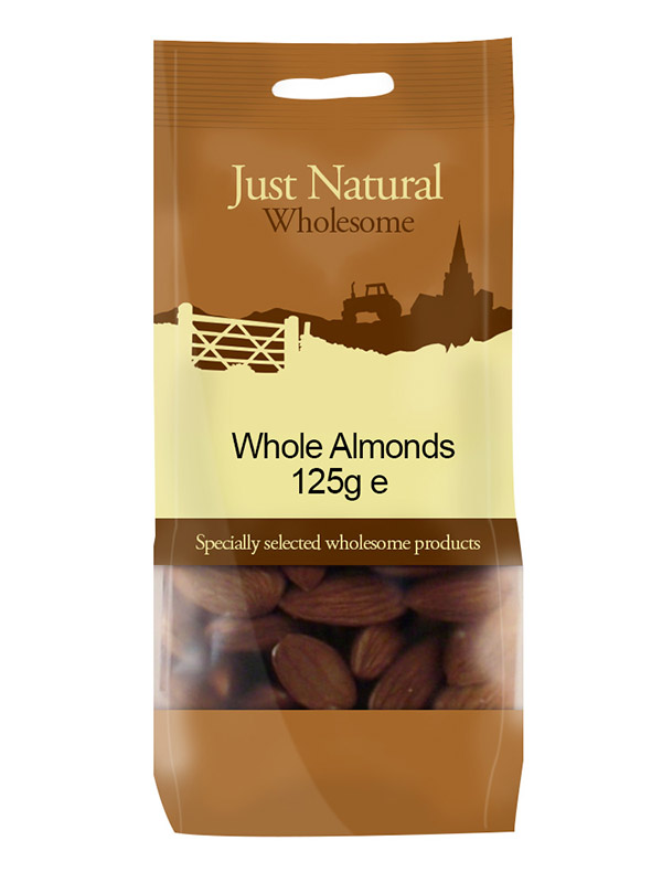Whole Almonds 125g (Just Natural Wholesome)