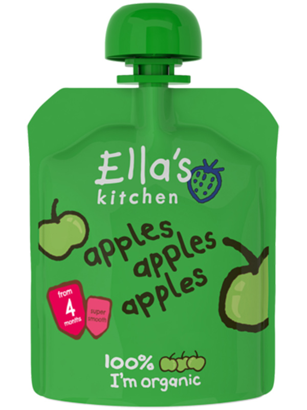 Stage 1 Apples Apples Apples,  70g (Ella's Kitchen)