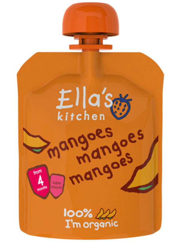 Stage 1 Mangoes Mangoes Mangoes,  70g (Ella's Kitchen)