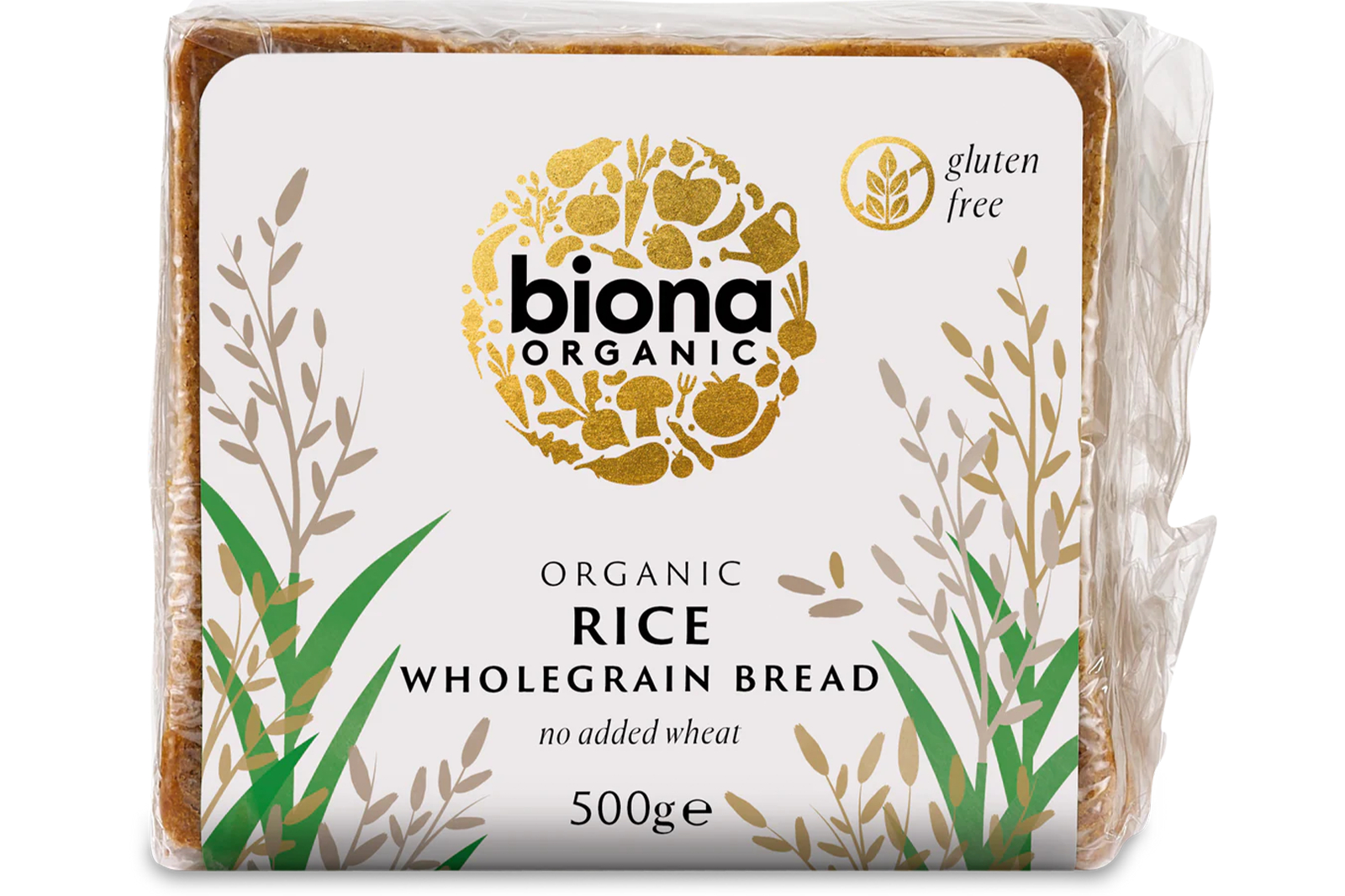 Wholegrain Rice Bread,  500g (Biona)