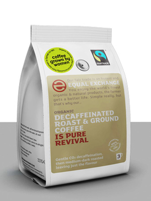 Decaffeinated Fresh Ground Coffee,  227g (Equal Exchange)