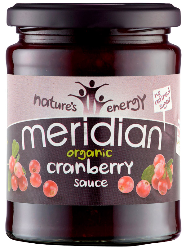 Cranberry Fruit Sauce,  284g (Meridian)