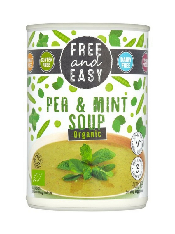 Pea & Mint Soup,  400g (Free & Easy)
