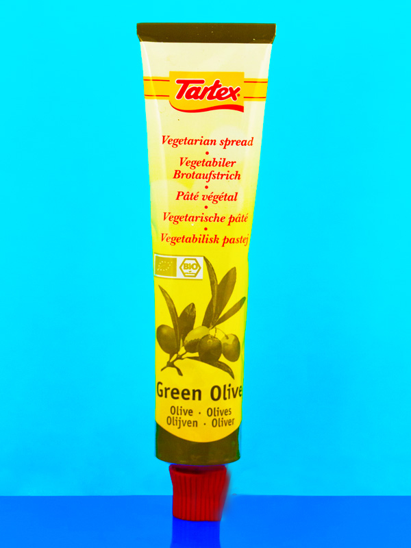 Green Olive Vegetarian P t ,  200g Tube (Tartex)