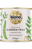 Organic Garden Peas 340g (Biona)