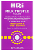 Organic Milk Thistle Tablets x 30 (HRI)