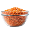 Organic Red Split Lentils 1kg (Sussex Wholefoods)