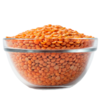 Organic Red Split Lentils 25kg (Bulk)