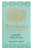 Sage Scented Olive Oil Soap Bar 100g (Zaytoun)