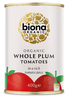 Organic Whole Plum Tomatoes 400g (Biona)