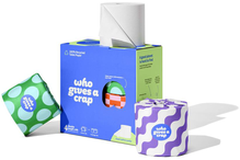 Double Length 100% Recycled Toilet Paper 4 Pack (Who Gives A Crap)