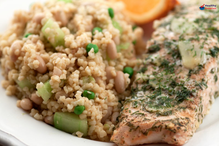 Salmon and Bulghur Wheat Salad