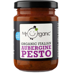 Organic Aubergine Pesto 130g (Mr Organic)