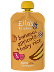 Stage 1 Banana & Apricot Baby Rice, Organic 120g (Ella's Kitchen)