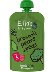 Stage 1 Broccoli, Pears & Peas, Organic 120g (Ella's Kitchen)